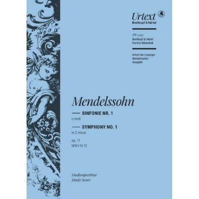  Mendelssohn Bartholdy F. - Symphonie N°1 En Do Mineur Op. 11 - Partition Poche