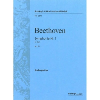  Beethoven L.v. - Symphonie Nr. 1 C-dur Op. 21 - Partition Poche