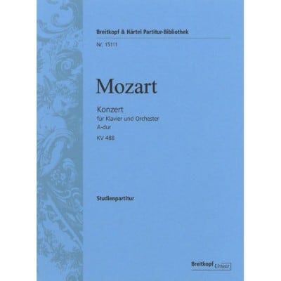  Mozart Wolfgang Amadeus - Klavierkonzert 21 C-dur Kv 467 - Studien-partitur