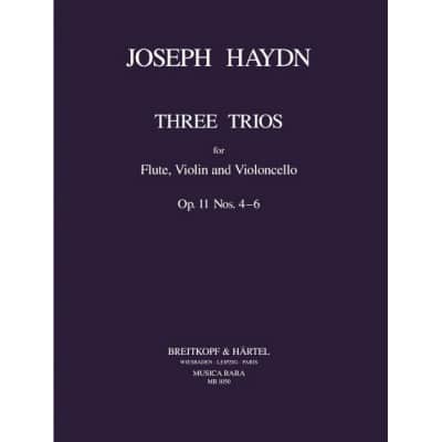 EDITION BREITKOPF HAYDN - TRIOS OP. 11 NR. 4-6