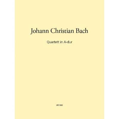  Bach Johann Christian - Quartett A-dur - Flute, Violin, Viola, Cello