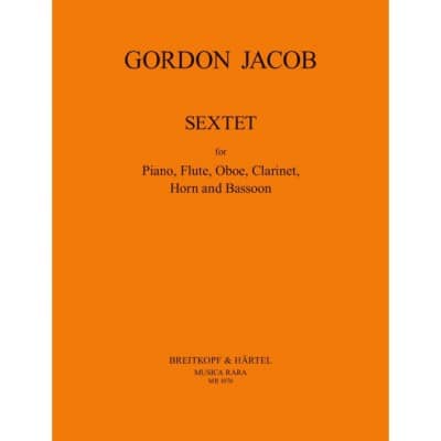 JACOB GORDON - SEXTET - PIANO SEXTET