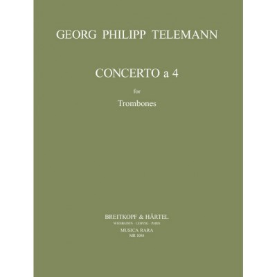 EDITION BREITKOPF Telemann - Concerto A 4