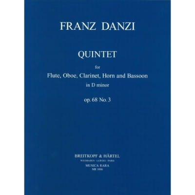  Danzi Franz - Quintett In D Op. 68 Nr. 3 - Blaser Quintett