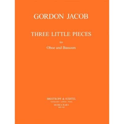  Jacob Gordon - Drei Kleine Stucke - Oboe, Bassoon