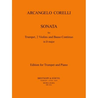  Corelli Arcangelo - Sonata In D - Trumpet, Piano