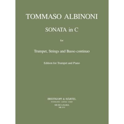  Albinoni Tomaso - Sonata Nr. 1 In C  - Piano