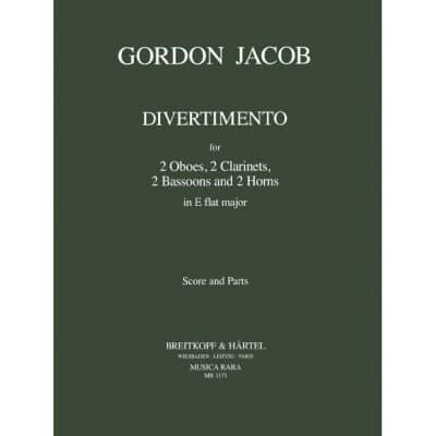  Jacob Gordon - Divertimento In Es - Wind Octet