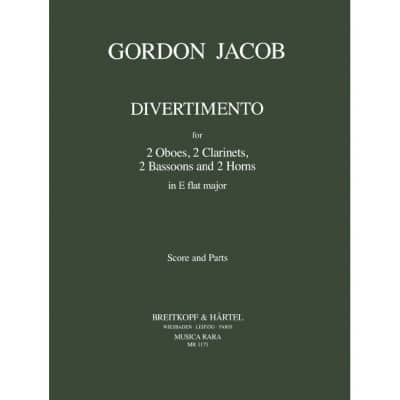 JACOB GORDON - DIVERTIMENTO IN ES - WIND OCTET