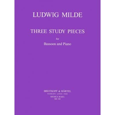 MILDE LUDWIG - DREI STUDIEN - BASSOON, PIANO