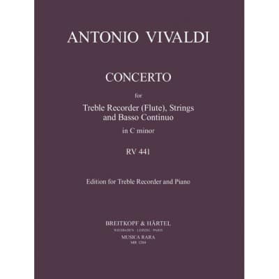  Vivaldi A. - Flotenkonzert In C-moll Rv 441 - Flute Et Piano 