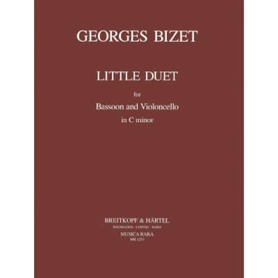  Bizet Georges - Kleines Duett In C (1874) - Bassoon, Cello