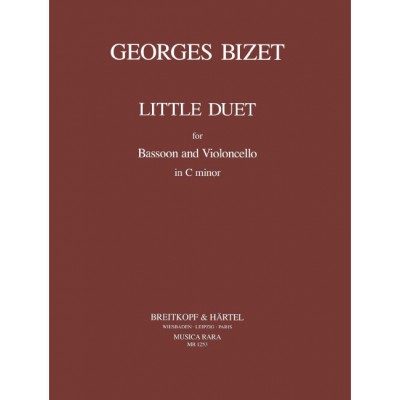 BIZET GEORGES - KLEINES DUETT IN C (1874) - BASSOON, CELLO