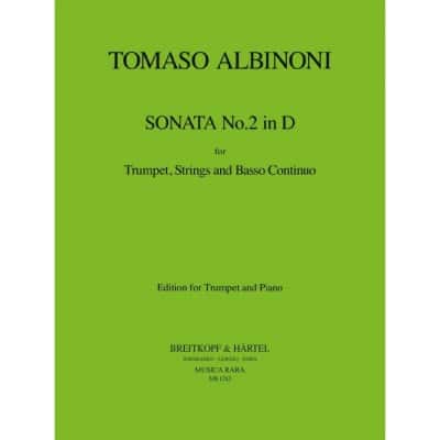  Albinoni Tomaso - Sonata Nr. 2 In D - Trumpet, Piano