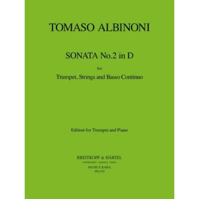 ALBINONI TOMASO - SONATA NR. 2 IN D - TRUMPET, PIANO