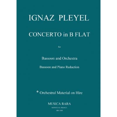 PLEYEL I. - CONCERTO IN B BEN 1096