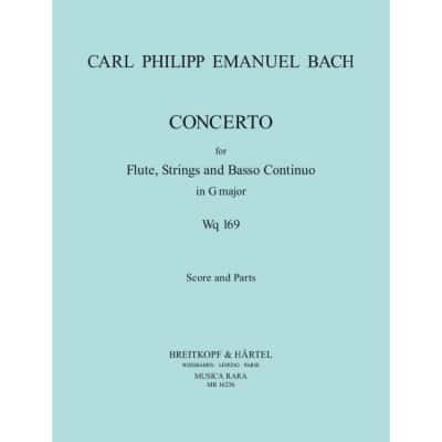  Bach Carl Philipp Emanuel - Flotenkonzert G-dur Wq 169 - Flute, Orchestra