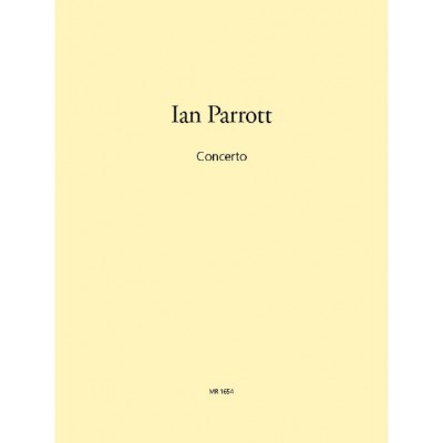 EDITION BREITKOPF Parrott - Concerto