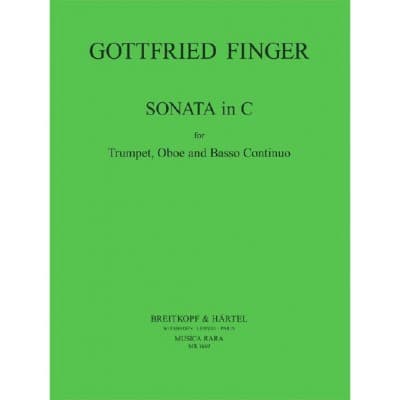 Finger Gottfrieb - Sonata - Oboe, Trumpet, Basso Continuo