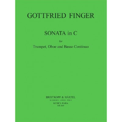FINGER GOTTFRIEB - SONATA - OBOE, TRUMPET, BASSO CONTINUO