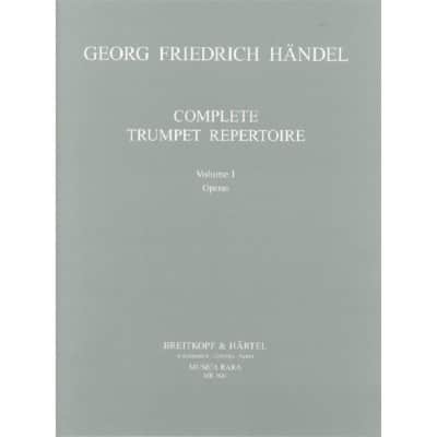EDITION BREITKOPF HAENDEL G.F. - ORCHESTERSTUD. TROMPETE BD.I