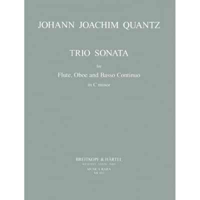  Quantz J.j. - Triosonate In C - Flute, Hautbois, Basse Continue