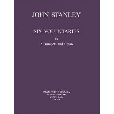  Stanley John - 6 Voluntaries - 2 Trumpet, Organ
