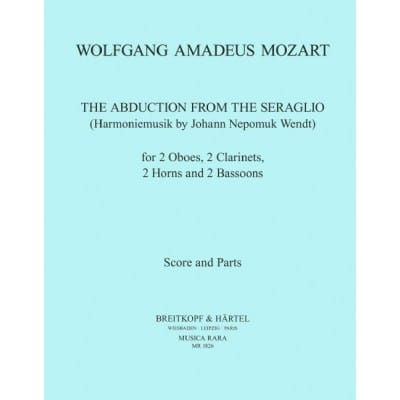 EDITION BREITKOPF MOZART - THE ABDUCTION FROM THE SERAGLIO K. 384 KV 384