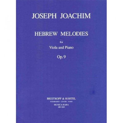JOACHIM JOSEPH - HEBRAEISCHE MELODIEN OP. 9 - VIOLA, PIANO