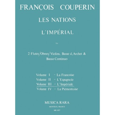  Couperin Francois - Les Nations Iii 'l'imperial' - 2 Flute, Basso Continuo