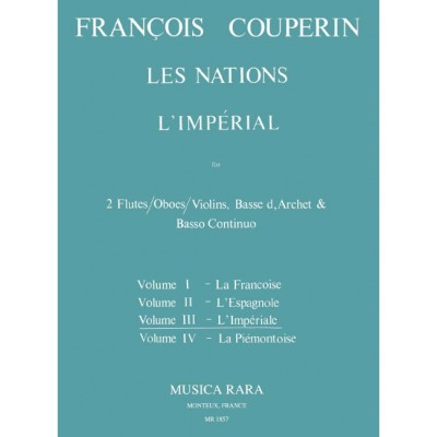 EDITION BREITKOPF COUPERIN FRANCOIS - LES NATIONS III 