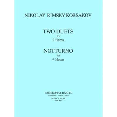 RIMSKY-KORSAKOV - 2 DUETTE, NOTTURNO