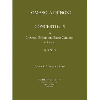 ALBINONI - CONCERTO A 5 IN F OP. 9/3