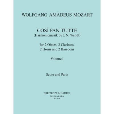  Mozart Wolfgang Amadeus - Cosi Fan Tutte Band I - Blaser Octet