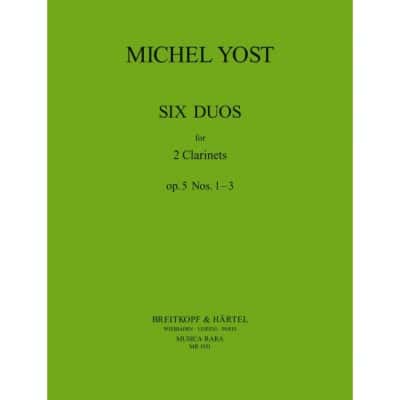  Yost Michel - Sechs Duos Op. 5, Nr. 1-3 - 2 Clarinet