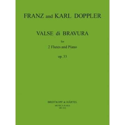  Doppler Franz - Valse Di Bravura Op. 33 - 2 Flute, Orchestra