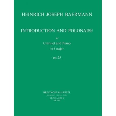  Baermann Hij. - Introduktion Und Polonaise - Clarinette, Piano