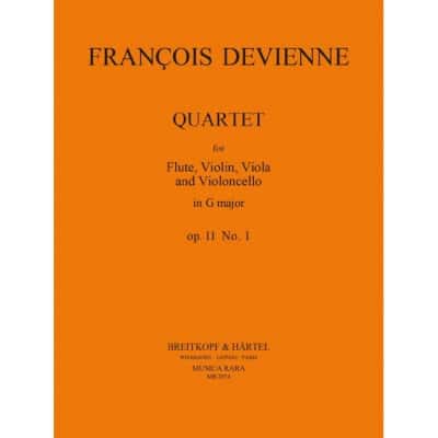  Devienne Francois - Quartett G-dur Op. 11/1 - Flute, Violin, Viola, Cello
