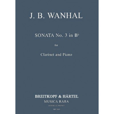 VANHAL J.B. - SONATE IN B NR. 3