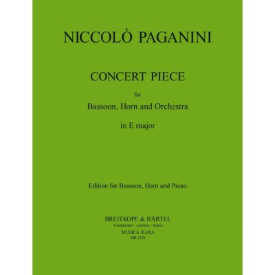  Paganini Niccolo - Konzertstuck - Bassoon, Horn, Piano
