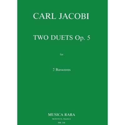  Jacobi Carl - Zwei Duette Op. 5 - 2 Bassoon