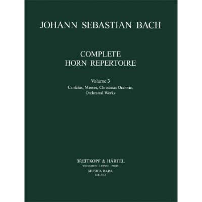  Bach J.s. - Orchesterstudien Horn Band Iii - Cor