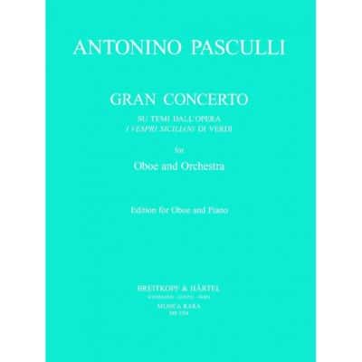 PASCULLI ANTONINO - I VESPRI SICILIANI DI VERDI - OBOE, BASSO CONTINUO