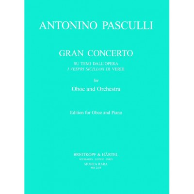 EDITION BREITKOPF Gran Concerto - Hautbois et Piano