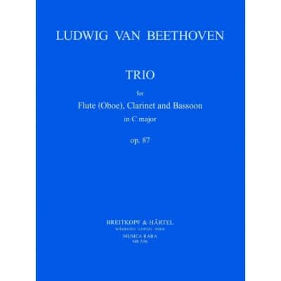 BEETHOVEN LUDWIG VAN - TRIO OP. 87 - FLUTE, CLARINET, BASSOON