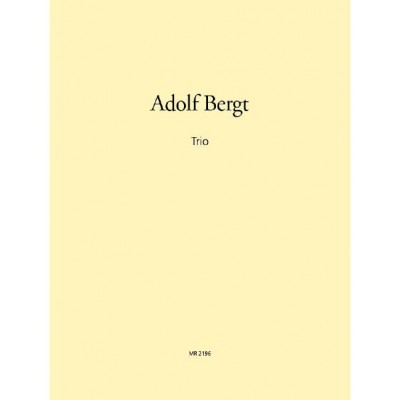 EDITION BREITKOPF BERGT ADOLF - TRIO - 3 BASSOON