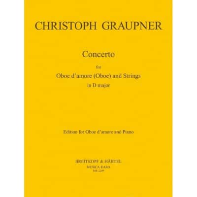  Graupner Christoph - Konzert In D - Oboe D'amore, Orchestra