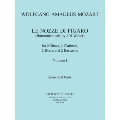EDITION BREITKOPF MOZART - LE NOZZE DI FIGARO K. 492 KV 492