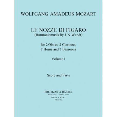 MOZART WOLFGANG AMADEUS - HOCHZEIT DES FIGARO BD. I - BLASER OCTET