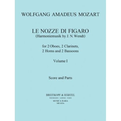 EDITION BREITKOPF MOZART - LE NOZZE DI FIGARO K. 492 KV 492